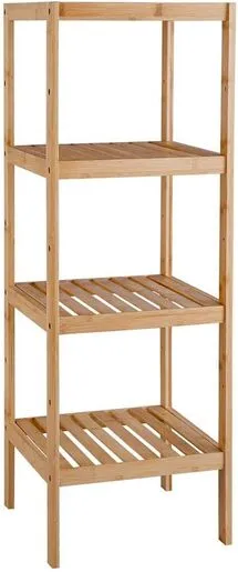 Millery bambus polica sa 4 nivoa 115 cm – višenamjenska polica