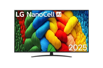 LG TV LED 65NANO81A3A, 4K UHD, Smart TV, WebOS 25, α7 AI Processor 4K Gen8, HDR10, Crni