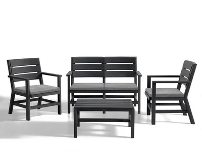 BICA vrtna garnitura Doghe 2 – grafit siva