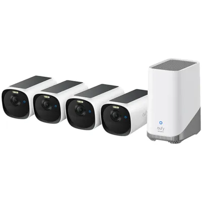 Anker, eufy Cam E40 4-Cam Kit (HomeBase S380) White