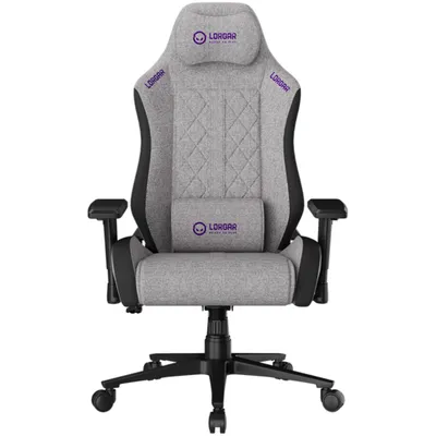 LORGAR CHA41 Gaming stolica, Ergonomic Gaming Chair Advanced, premium anti-stain fabric, Grey