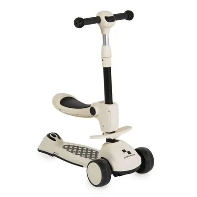 BYOX dječiji romobil Checkmate Royal bijeli 2u1