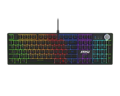 MSI Forge Mehanička Gaming Tastatura GK320 Red US, hot-swap, RGB, metalni poklopac