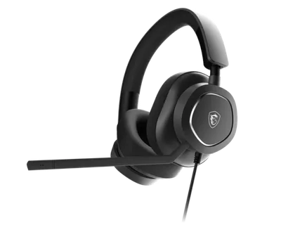 MSI Maestro 300 Gaming Slušalice s Mikrofonom, USB-C, USB-A Adapter, 40 mm Driver, 20–40000 Hz