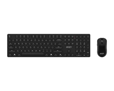 MSI Forge Bežični Desktop Set K210 Wireless Combo US, tastatura i miš, 2.4 GHz Wireless, 1600 DPI