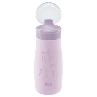 NUK Mini-Me Sip boca od nehrđajućeg čelika 300 ml 9m+, lila