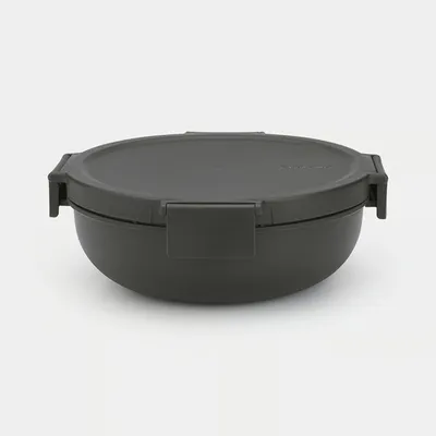Brabantia Make&Take posuda za salatu To Go 1,3L, tamnosiva / 206344