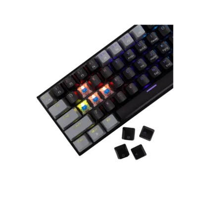 WHITE SHARK gaming tastatura GK-002121V2 WAKIZASHI-2 / Crno-siva US-BLUE SWiTCH