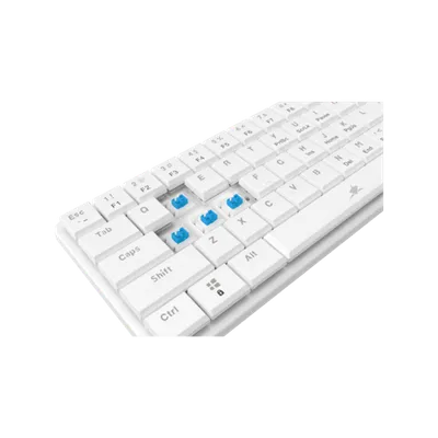 WHITE SHARK gaming tastatura GK-006221 NAGAMAKI Bijela-Mehanicka/US-BLUE SWiTCH