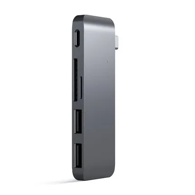 Satechi Aluminium USB Hub, sivi