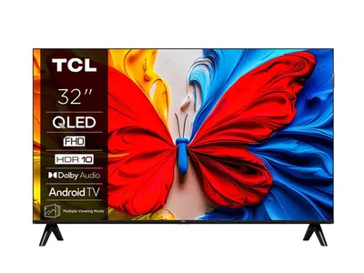 TCL QLED televizor 32S5L, Full HD, Smart TV, Android, HDR 10, Dolby Audio, Game mode, crni