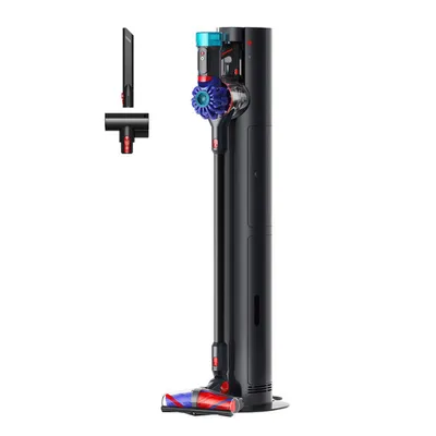Dyson štapni usisivač V10 Konical Moulded Vinca/Black + stanica za automatsko pražnjenje