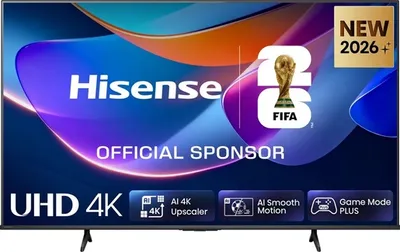 HISENSE LED televizor 50A6S, 4K Ultra HD, Smart TV, VIDAA Smart OS, Dolby Vision, HDR10+, DTS Virtual:X, VRR 60 Hz, ALLM, AirPlay 2, Bluetooth, Wi-Fi, Crni