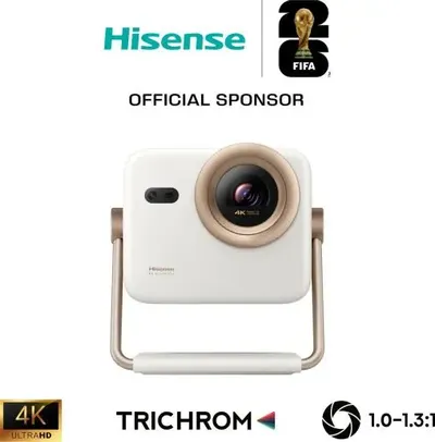 HISENSE projektor M2SE Pro, 4K Ultra HD, Smart projektor, VIDAA U9, HDR10+, Dolby Atmos, AirPlay 2, Wi-Fi, Bluetooth