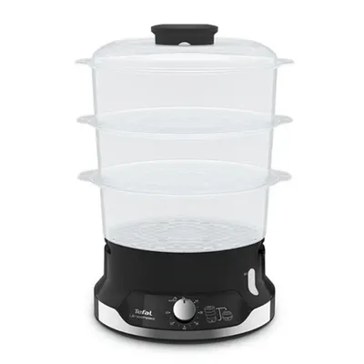 TEFAL kuhalo na paru VC204810 Ultracompact Steam Cooker, 3 posude