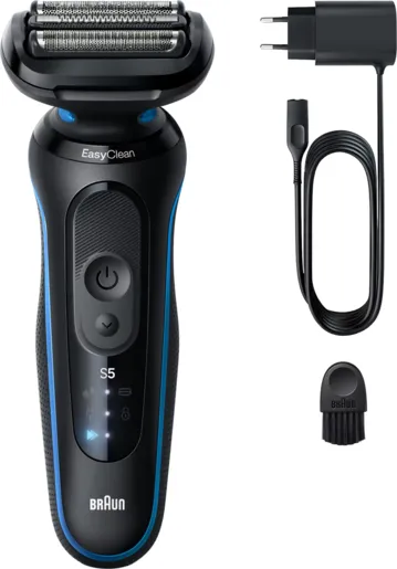 BRAUN aparat za brijanje 52-B1000s, Serija 5, Wet & Dry, plavi