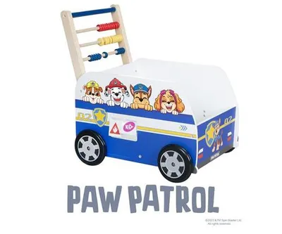 Roba Kids Montessori drvena edukativna guralica Paw Patrol