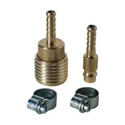 Einhell set brzin spojki M + Ž za crijevo NW 7 mm, sa 2 obujmice
