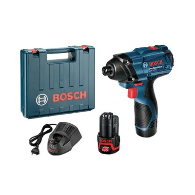 BOSCH akumulatorska izvijač GDR 120 -LI (2*1,5 Ah, AL 1215 CV, kovčeg)