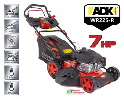 ADK samohodna motorna kosilica WR65355ABK, 224 cm³ / 51 cm