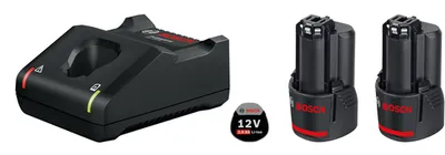 BOSCH Professional početni set 2 x GBA 12V 2,0 Ah baterija + GAL12V-40 punjač