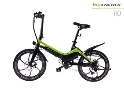 MS Energy električni bicikl i10 black green