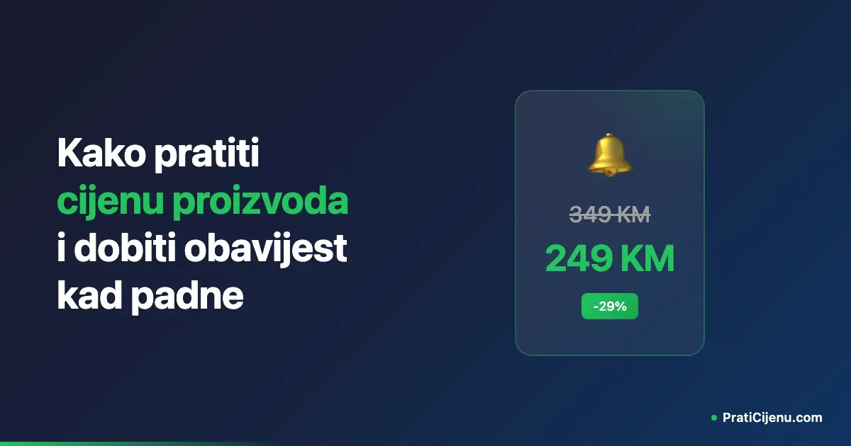 Kako pratiti cijenu proizvoda i dobiti obavijest kad padne